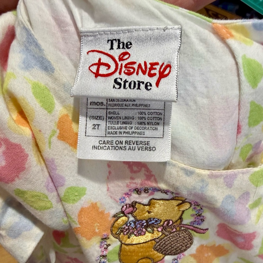Disney 2T Winnie the Pooh dress, perfect for Easter, like new - Picture 4 of 4